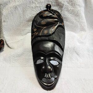 Vintage 14 3/4" Traditional African Tribal Wall Mask!!